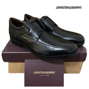 Johnston & Murphy Leather Apron Toe Dress Shoes